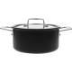 _WYSYŁKA 24H*_| Garnek niski z pokrywką Demeyere Black 5 - 3 ltr (1029068)