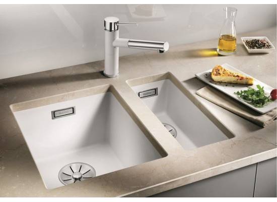 Zlew BLANCO SUBLINE 320-U kawowy (korek manual InFino) (523415)