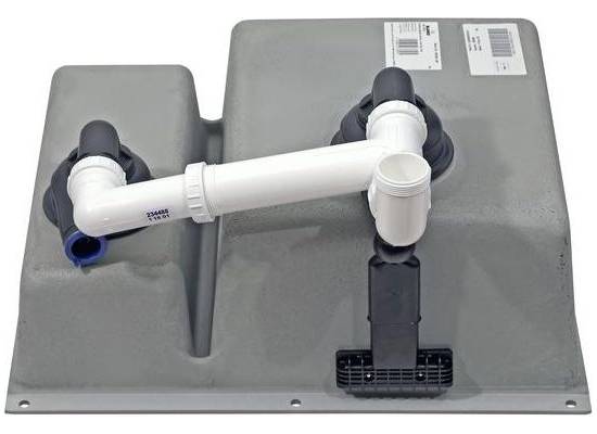 Zlew BLANCO SUBLINE 340/160-U tartufo lewa (korek manual InFino) (523556)