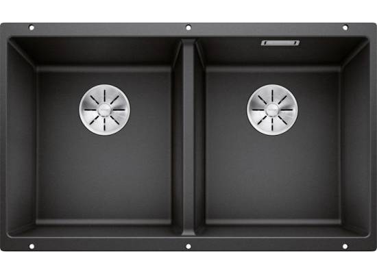 Zlew BLANCO SUBLINE 350/350-U antracyt (korek manual InFino) (523574)