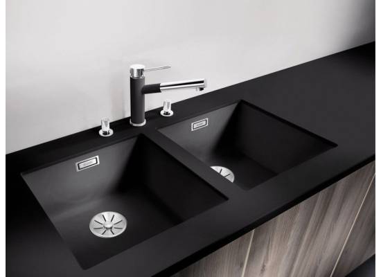 Zlew BLANCO SUBLINE 400-U kawowy (korek manual InFino) (523431)