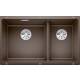 Zlew BLANCO SUBLINE 430/270-U kawowy (korek manual InFino) (523160)
