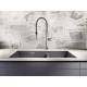Zlew BLANCO SUBLINE 480/320-U czarny lewa (korek manual InFino) (525993)