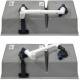 Zlew BLANCO SUBLINE 480/320-U czarny lewa (korek manual InFino) (525993)