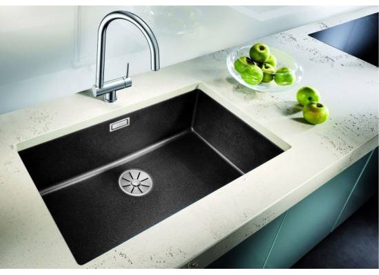Zlew BLANCO SUBLINE 700-U czarny (korek manual InFino) (526001)