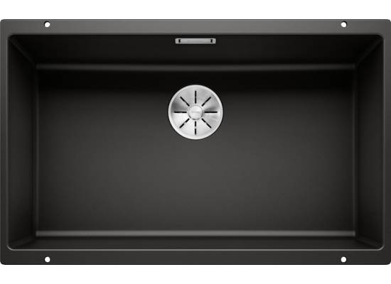 Zlew BLANCO SUBLINE 700-U czarny (korek manual InFino) (526001)