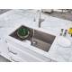 Zlew BLANCO SUBLINE 700-U czarny (korek manual InFino) (526001)