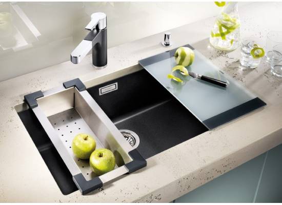 Zlew BLANCO SUBLINE 800-U kawowy (korek manual InFino) (523150)