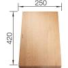 Deska BLANCO drewniana do DALAGO - 420x250mm (232817)
