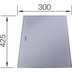 Deska BLANCO ze szkła srebrna do DIVON II - 425x300mm (230970)