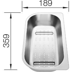 Odsączarka stalowa BLANCO do Livit 6S - 359x189x75mm (221132)