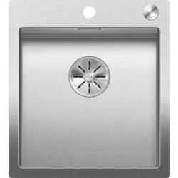 Zlew BLANCO CLARON 400-IF/A Stal DURINOX, korek auto., InFino, PushControl (523392)