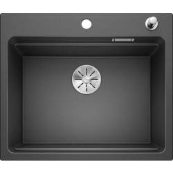 Zlew BLANCO ETAGON 6 antracyt (korek auto InFino + szyny) (524529) *** zamów wycięcie otworów GRATIS ***