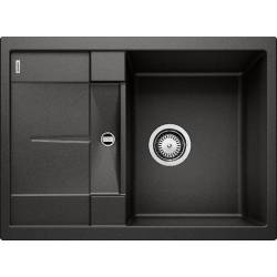 Zlew BLANCO METRA 45S COMPACT czarny (korek manualny) (525912) *** zamów wycięcie otworów GRATIS ***