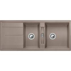 Zlew BLANCO METRA 8S TARTUFO (korek manual) (517357) *** zamów wycięcie otworów GRATIS ***