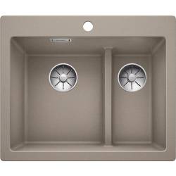 Zlew BLANCO PLEON 6 SPLIT TARTUFO (korek manual InFino) (521696) *** zamów wycięcie otworów GRATIS ***