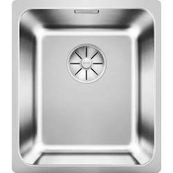 Zlew BLANCO SOLIS 340-U stal szczotkowana INOX (korek manual InFino) (526115)