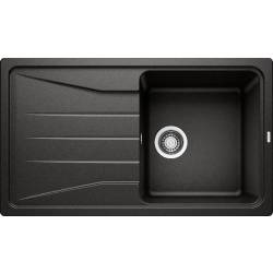 Zlew BLANCO SONA 5S czarny (korek manual) (525972) *** zamów wycięcie otworów GRATIS ***