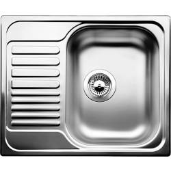 Zlew BLANCO TIPO 45S MINI stal matowa (korek manual) (516524) *** zamów wycięcie otworów GRATIS ***