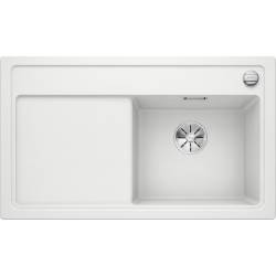 Zlew BLANCO ZENAR 45S prawa biały (korek auto InFino) (523788) *** zamów wycięcie otworów GRATIS ***
