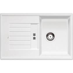 Zlew BLANCO ZIA 45S BIAŁY korek manual (514726) *** zamów wycięcie otworów GRATIS ***