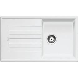 Zlew BLANCO ZIA 5S BIAŁY korek manual (520515) *** zamów wycięcie otworów GRATIS ***