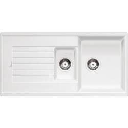 Zlew BLANCO ZIA 6S BIAŁY korek manual (514742) *** zamów wycięcie otworów GRATIS ***