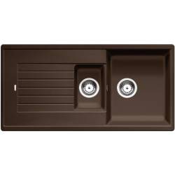 Zlew BLANCO ZIA 6S KAWOWY korek manual (515072) *** zamów wycięcie otworów GRATIS ***