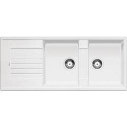 Zlew BLANCO ZIA 8S BIAŁY korek manual (515597) *** zamów wycięcie otworów GRATIS ***