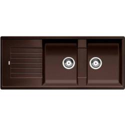 Zlew BLANCO ZIA 8S KAWOWY korek manual (515602) *** zamów wycięcie otworów GRATIS ***