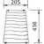 Ociekacz stalowy BLANCO do ELON - 436x205x12mm (229234)