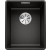 Zlew BLANCO SUBLINE 320-F czarny (korek manual InFino) (525982)