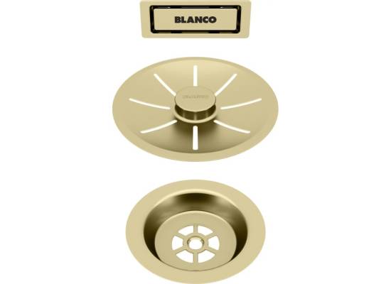 Zestaw elementów BLANCO InFino SATIN GOLD do syfonu 1 komorowego (203476)