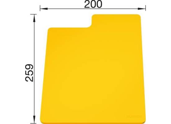 Deska BLANCO z tworzywa SITYPad Lemon, 259x200 (236718)
