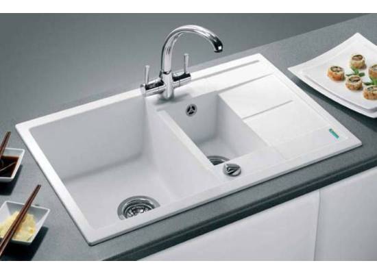 Zlew BLANCO METRA 6S COMPACT TARTUFO (korek auto) (517353) *** zamów wycięcie otworów GRATIS ***