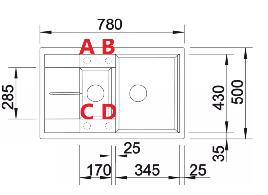 Zlew BLANCO METRA 6S COMPACT TARTUFO (korek auto) (517353) *** zamów wycięcie otworów GRATIS ***