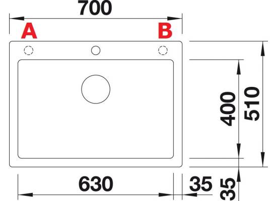 Zlew BLANCO PLEON 8 BIAŁY (korek manual InFino) (523047) *** zamów wycięcie otworów GRATIS ***