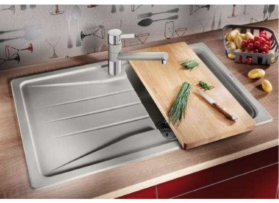 Zlew BLANCO SONA 5S czarny (korek manual) (525972) *** zamów wycięcie otworów GRATIS ***
