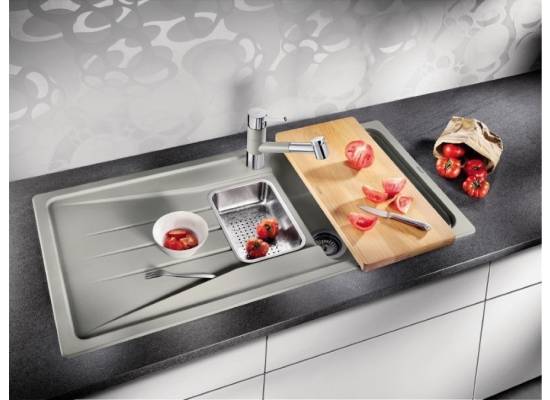 Zlew BLANCO SONA 6S czarny (korek manual) (525975) *** zamów wycięcie otworów GRATIS ***