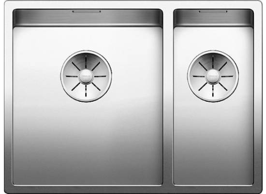 Zlew BLANCO CLARON 340/180-U stal szlachetna lewa (korek manual InFino) 521609
