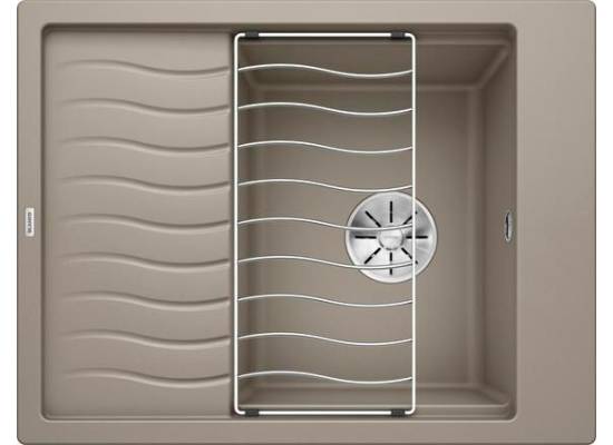 Zlew BLANCO ELON 45S tartufo (korek manual InFino + kratka ociekowa) (524831) *** zamów wycięcie otworów GRATIS ***
