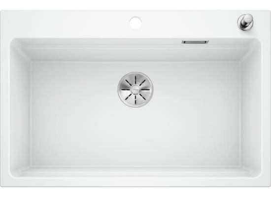 Zlew BLANCO ETAGON 8 biały (korek auto InFino + szyny) (525181) *** zamów wycięcie otworów GRATIS ***