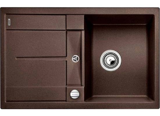 Zlew BLANCO METRA 45S-F KAWOWY (korek auto) (519088) *** zamów wycięcie otworów GRATIS ***