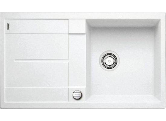 Zlew BLANCO METRA 5S BIAŁY (korek auto) (513037) *** zamów wycięcie otworów GRATIS ***