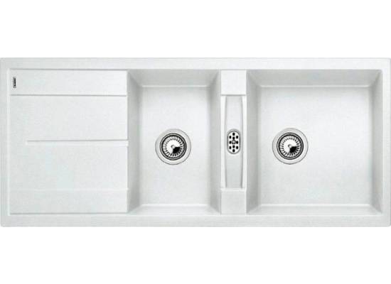 Zlew BLANCO METRA 8S BIAŁY (korek manual) (513064) *** zamów wycięcie otworów GRATIS ***
