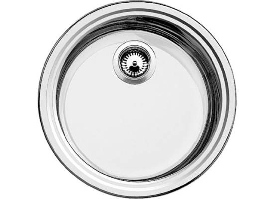 Zlew BLANCO RONDOSOL stal szczotkowana (korek manual) (513306)