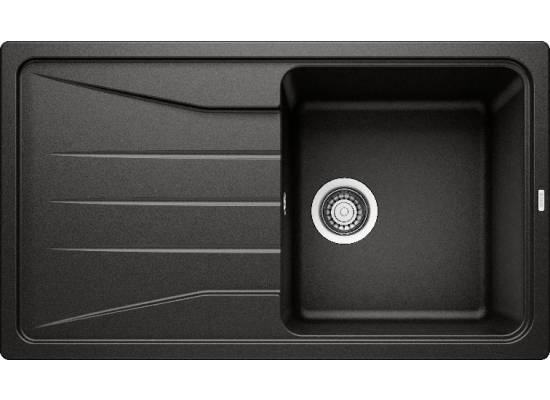 Zlew BLANCO SONA 5S czarny (korek manual) (525972) *** zamów wycięcie otworów GRATIS ***