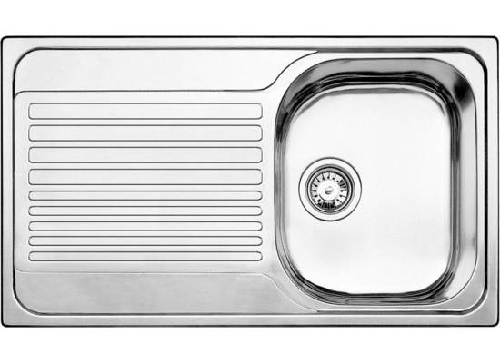 Zlew BLANCO TIPO 45S stal matowa (korek manual) (511942) *** zamów wycięcie otworów GRATIS ***