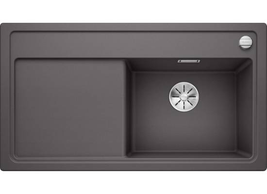 Zlew BLANCO ZENAR 5S-F szarość skały prawa (korek auto InFino) (523874) *** zamów wycięcie otworów GRATIS ***