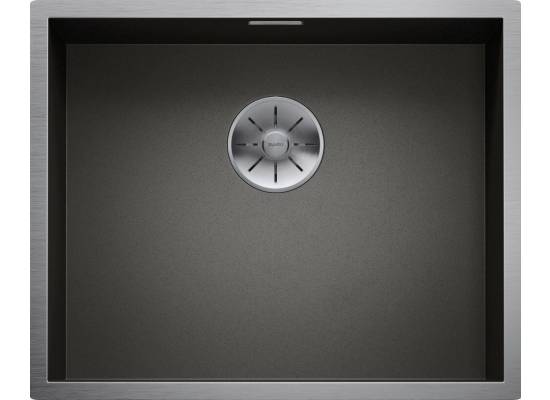 Zlew BLANCO ZEROX 500-U stal DARK STEEL (korek manual InFino) (526243)